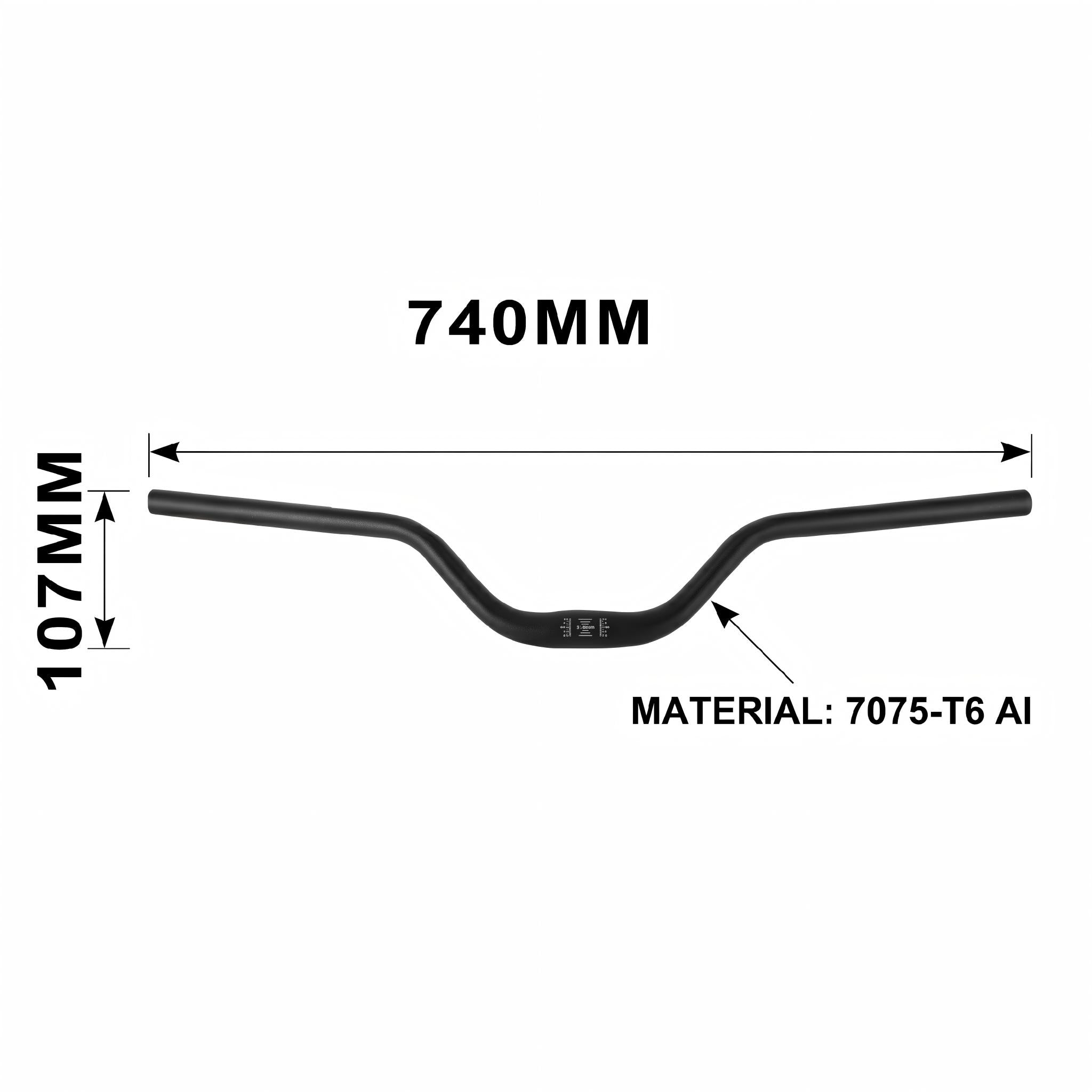 JFG Racing 7075 Aluminum Riser Handlebar for Sur Ron Light Bee & Talaria Sting