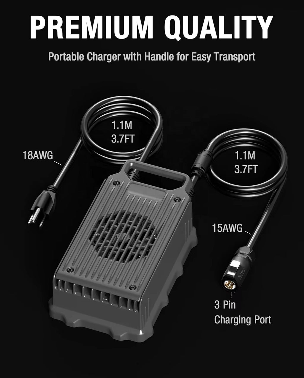 67.2V 10A Fast Charger for Sur Ron Light Bee X & Segway X260 | Waterproof EBike Charger